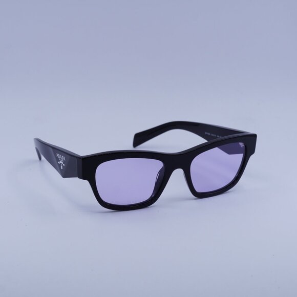 Prada PRB09S 16K40J Sunglasses Black Butterfly Frame, Violet Lenses main image 4